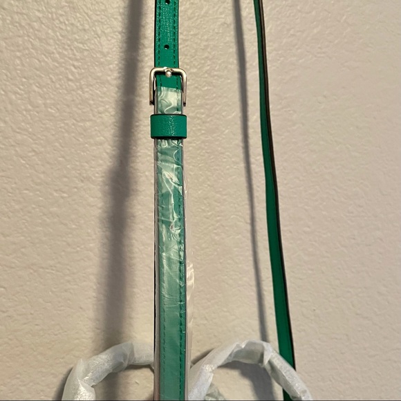 ❌SOLD❌ NWTs Kate Spade Leather Harper Satchel Fall Crossbody Bag Purse Snow Pea - Picture 9 of 15